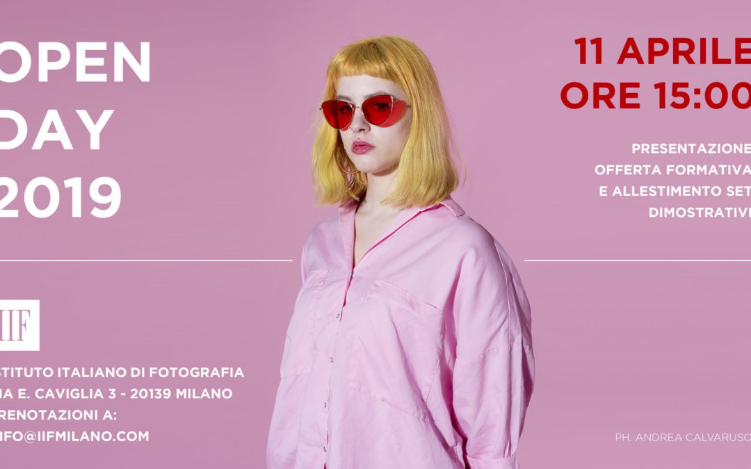 Giovedì 11 aprile 2019: OPEN DAY IIF!