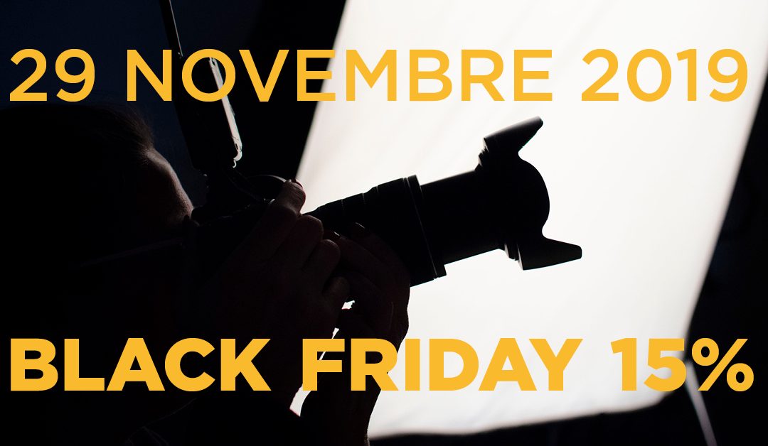 Black Friday IIF: 15% di sconto su tutti i corsi di fotografia 2019/2020