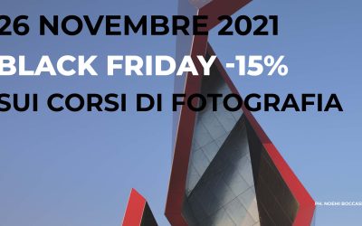 Black Friday IIF: 15% di sconto su tutti i corsi di fotografia 2021/2022
