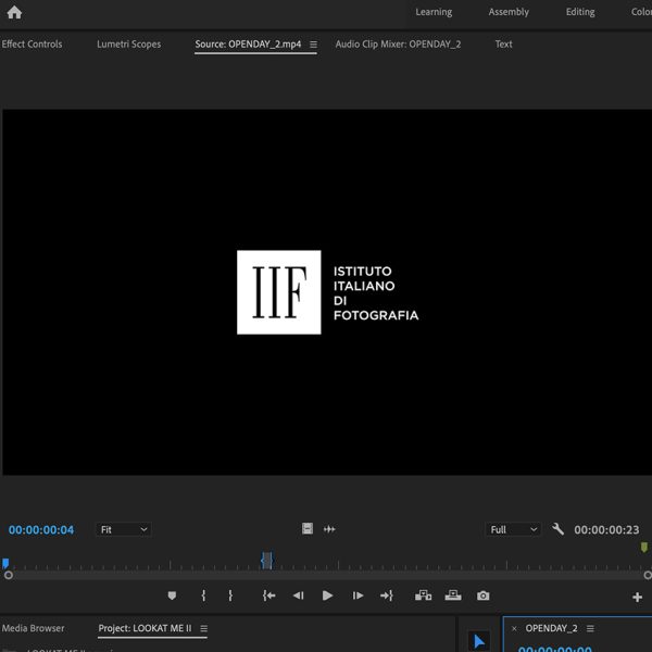 Editing e montaggio video – Workshop